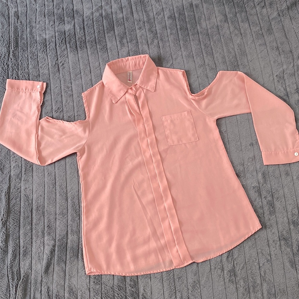 4 for $25 Corol Pink Full Sleeve Collar Tops